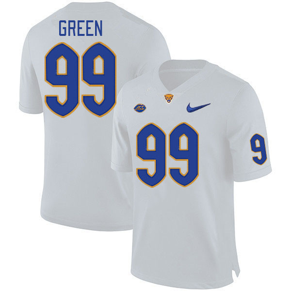 Pitt Panthers #99 Hugh Green College Football Jerseys Stitched Sale-White